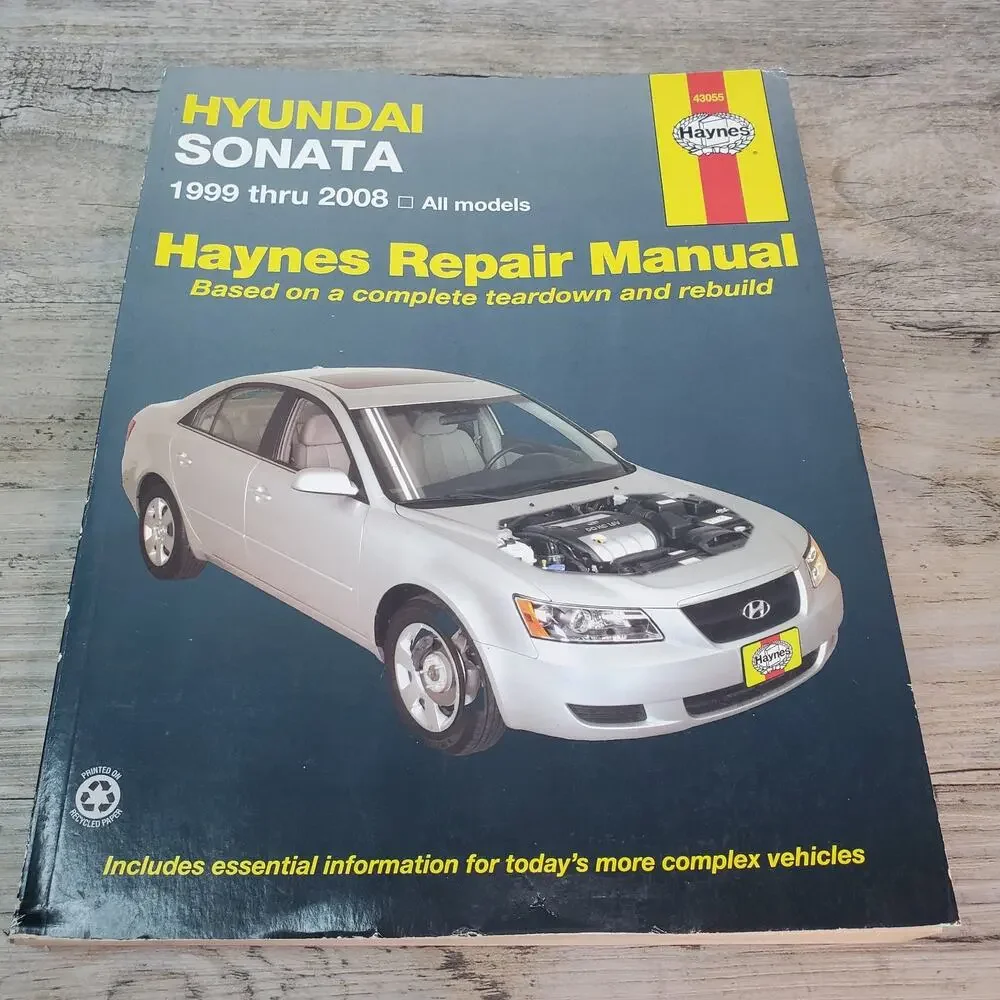Hyundai Sonata 1999 thru 2008 All Models Haynes Repair Manual 43055